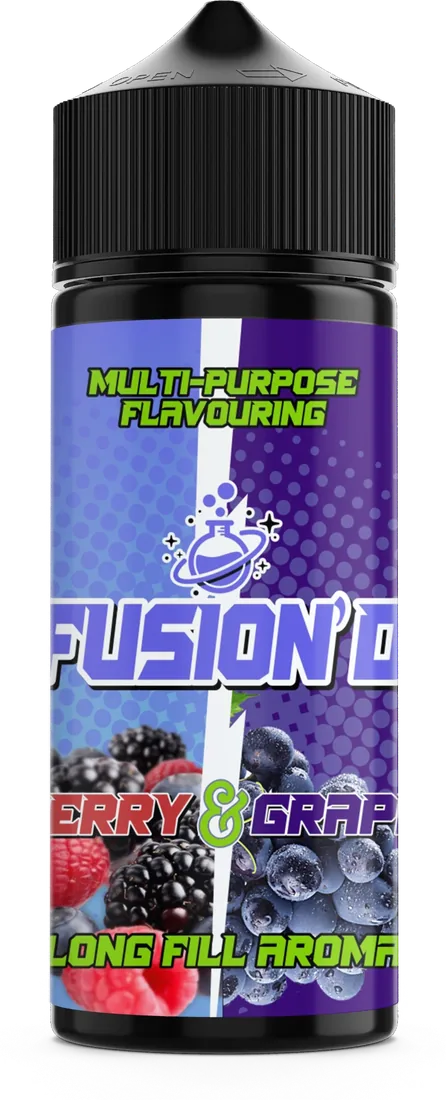 Fusion'D Berry & Grape 120 ml bottle